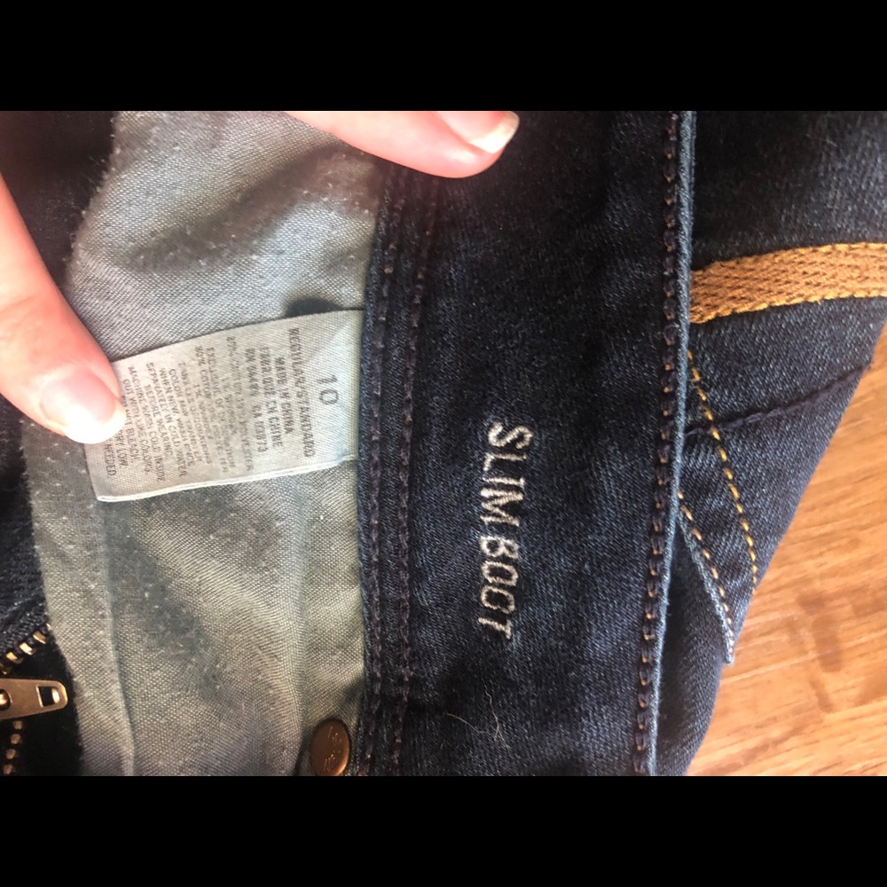 AE Jeans Size 10 Slim Boot - Picture 2 of 2